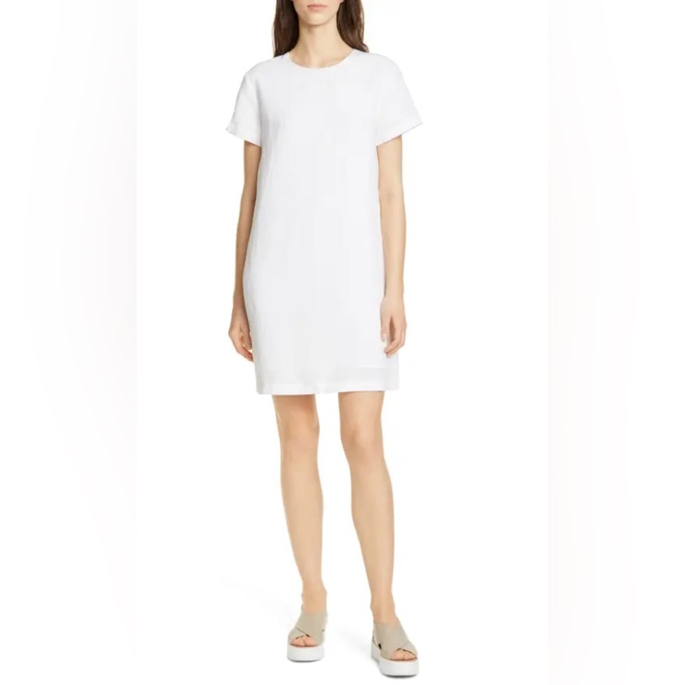 Jenni Kane linen blend T-shirt dress